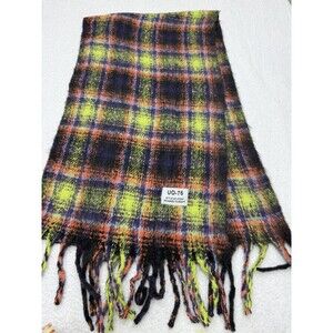 Urban Outfitters Scarf Green Plaid Women Preppy Cold Winter Fall Comfy New